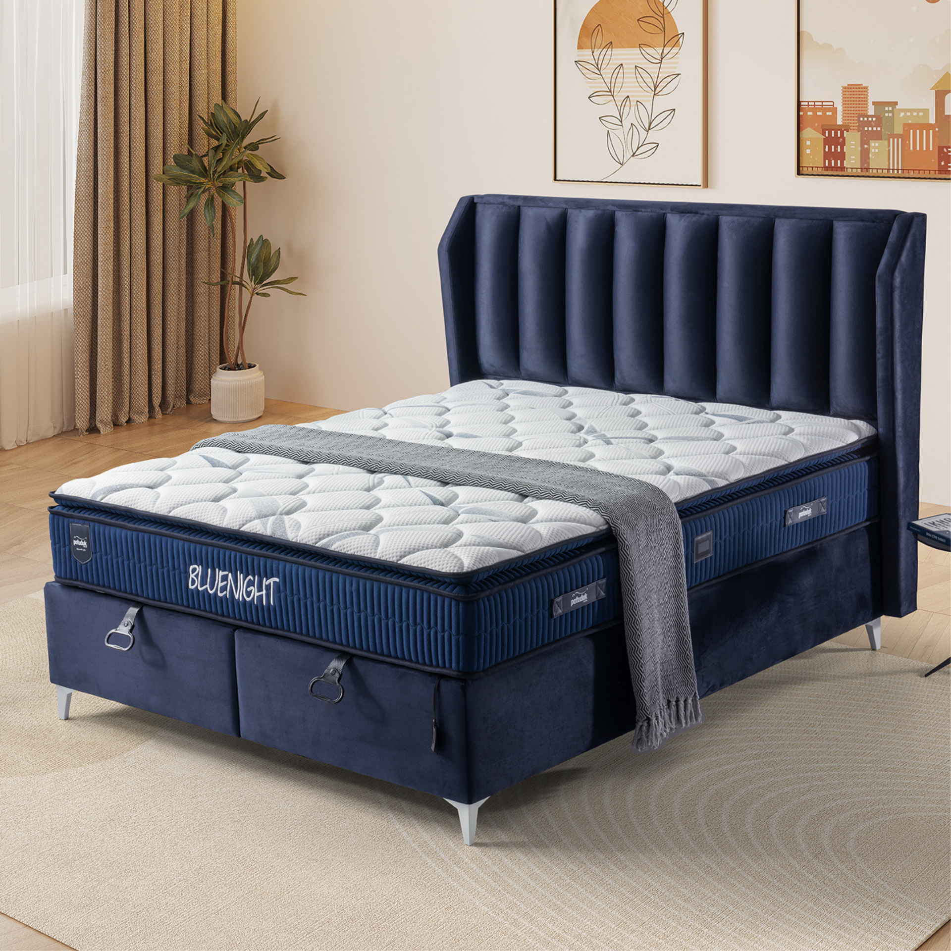 Blue Night Yatak Seti