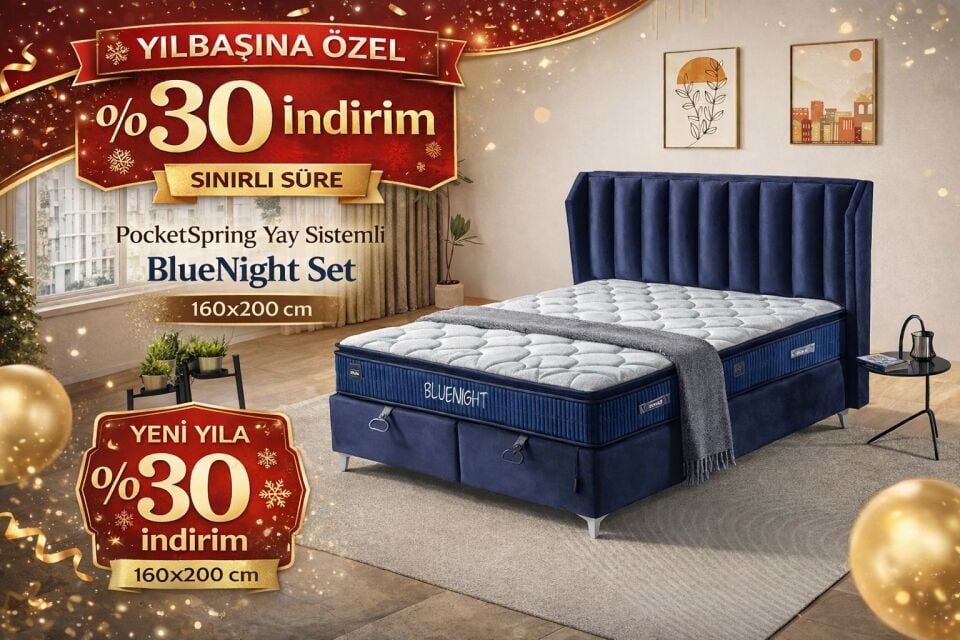 Blue Night Yatak Seti