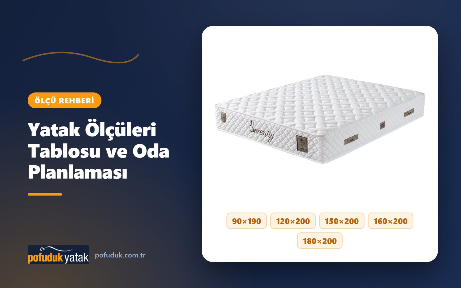 Yatak Ölçüleri Tablosu ve Oda Planlaması