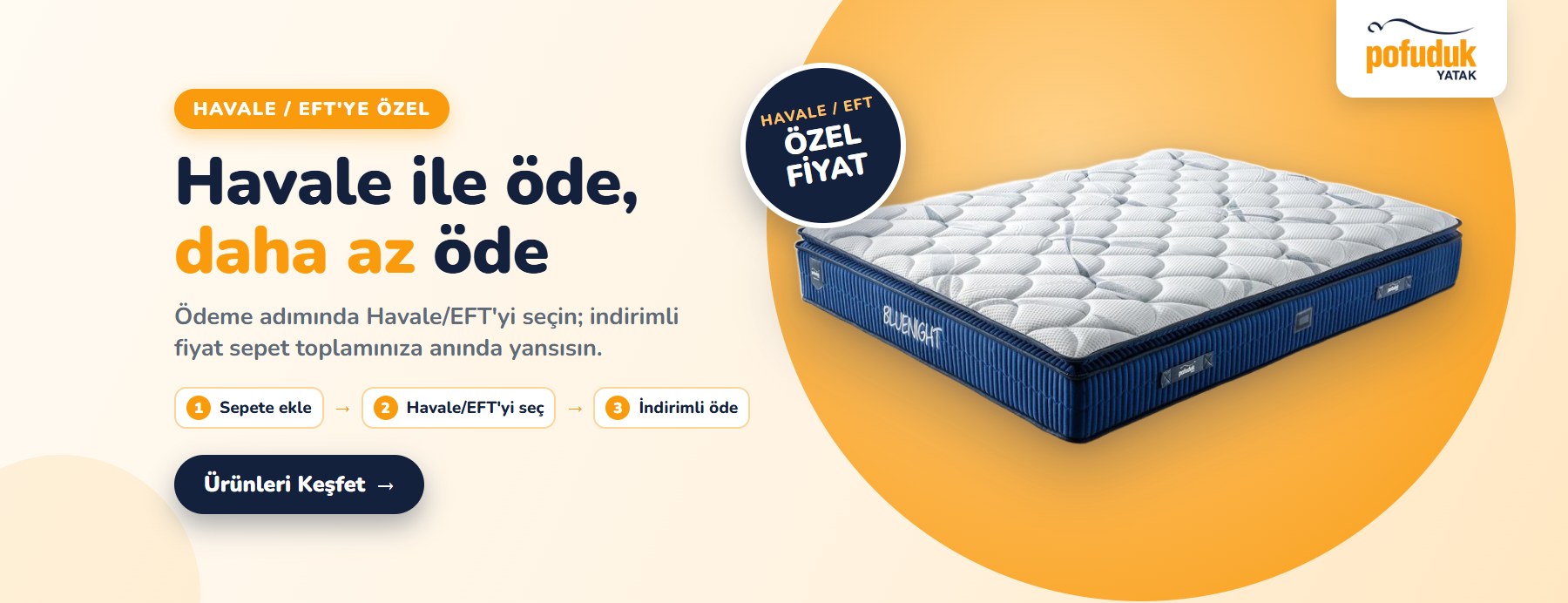 Havale/EFT ile ödemeye özel indirimli fiyat